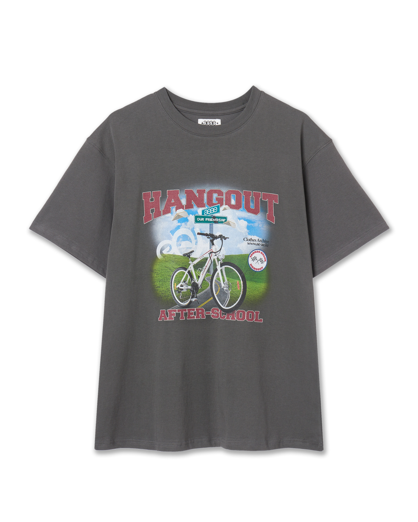 BICYCLE T-SHIRTS [CHARCOAL]