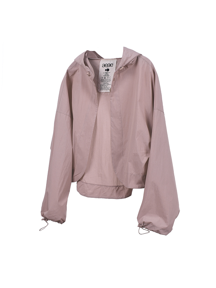 Nylon Bolero Jacket [Rose Pink]