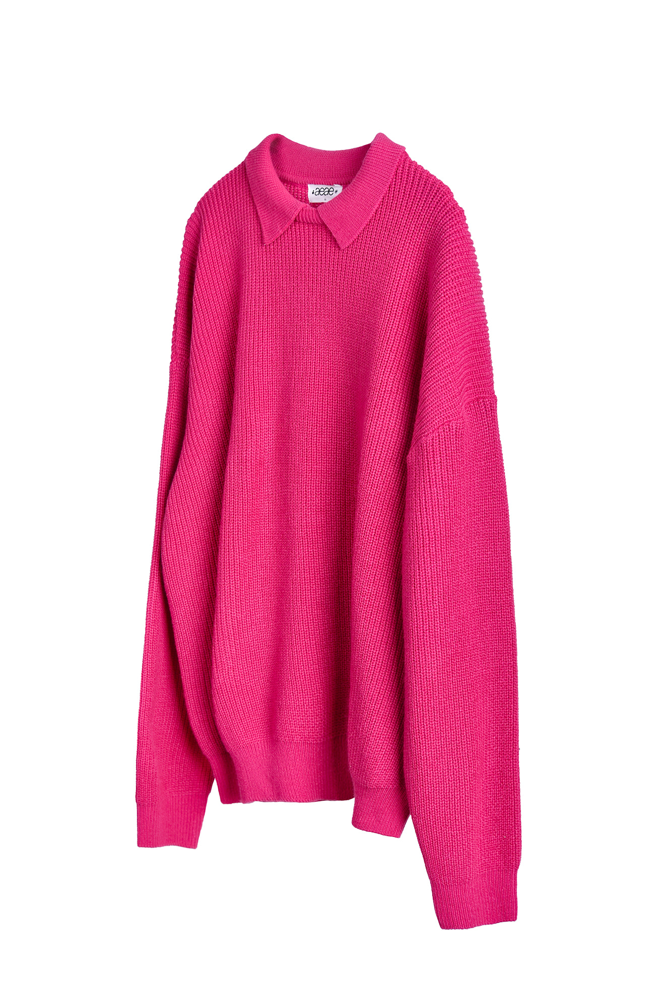 Collar Knit Sweatrer [Pink]