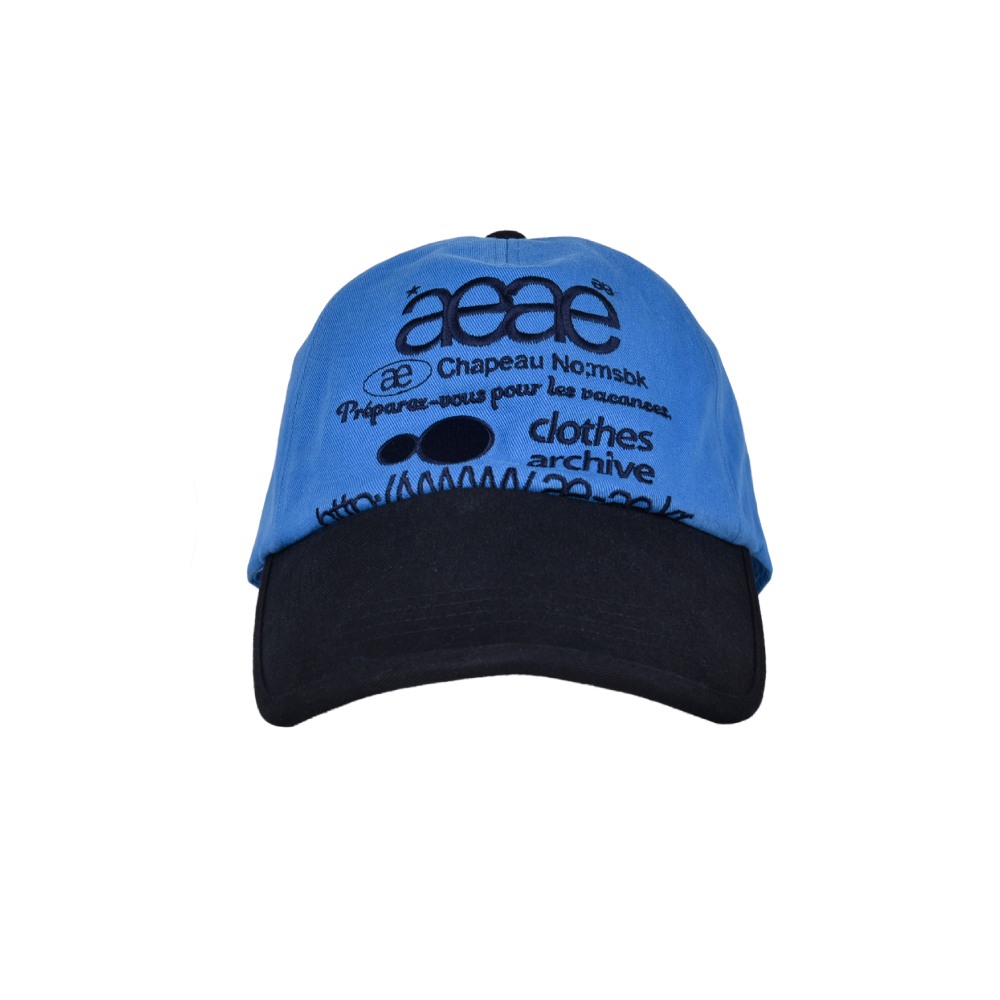 WEB LOGO 5 PANNEL BALL CAP - [ROYAL BLUE]