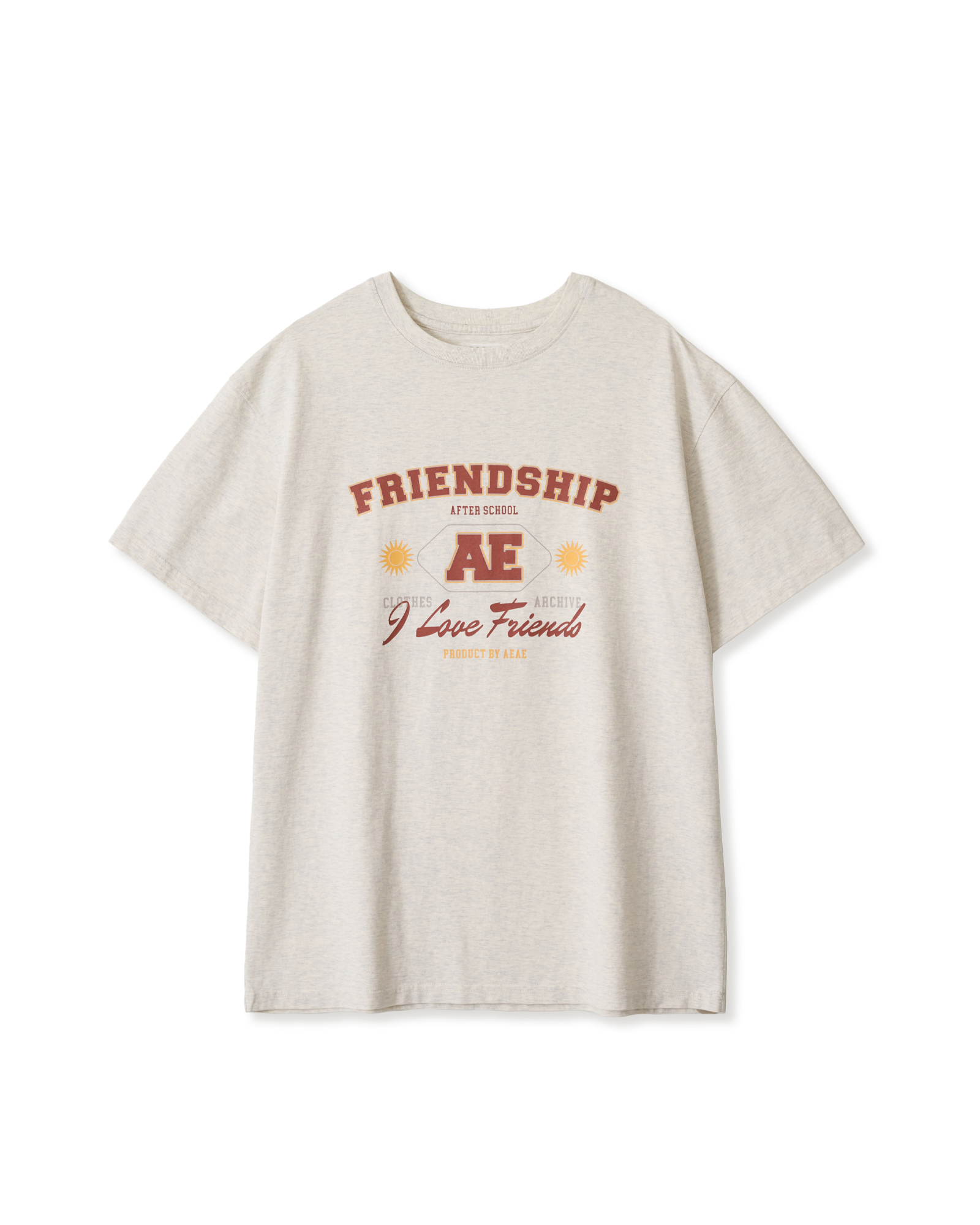 FRIENDSHIP T-SHIRTS [OATMEAL]